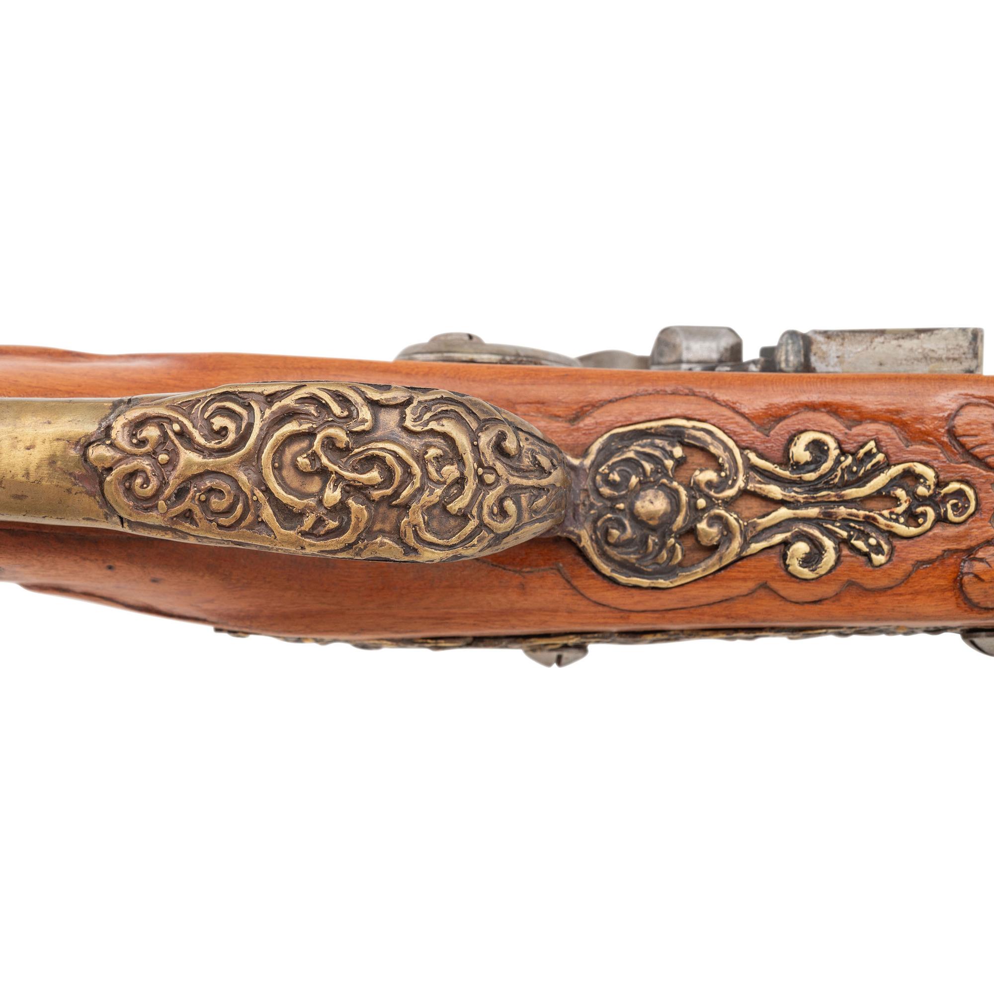 Carved Contemporary Flintlock Jaeger in the Style of Caspar Zellner