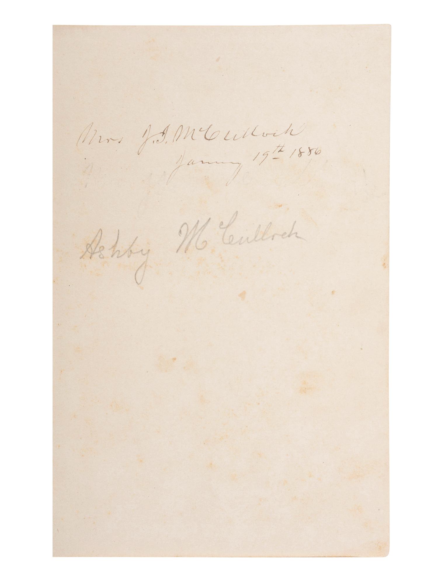[TEXAS] -- [McCULLOCH, Henry (1816-1895), his copies]. A group of books related to Texas history, comprising: