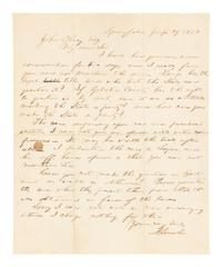 LINCOLN, Abraham (1809-1865). Autograph letter, signed ("A. Lincoln") to John Olney. Springfield, Illinois, 29 January 1858.