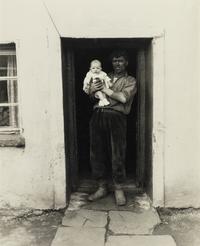 Bruce Davidson (born 1933) Wales (Coal Miner and Baby), 1965