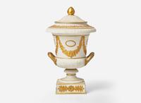 A Wedgwood Parian Ware Borghese Vase, UK, mid-late 19th century