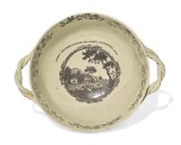 A Wedgwood Creamware Potpourri Bowl and Cover