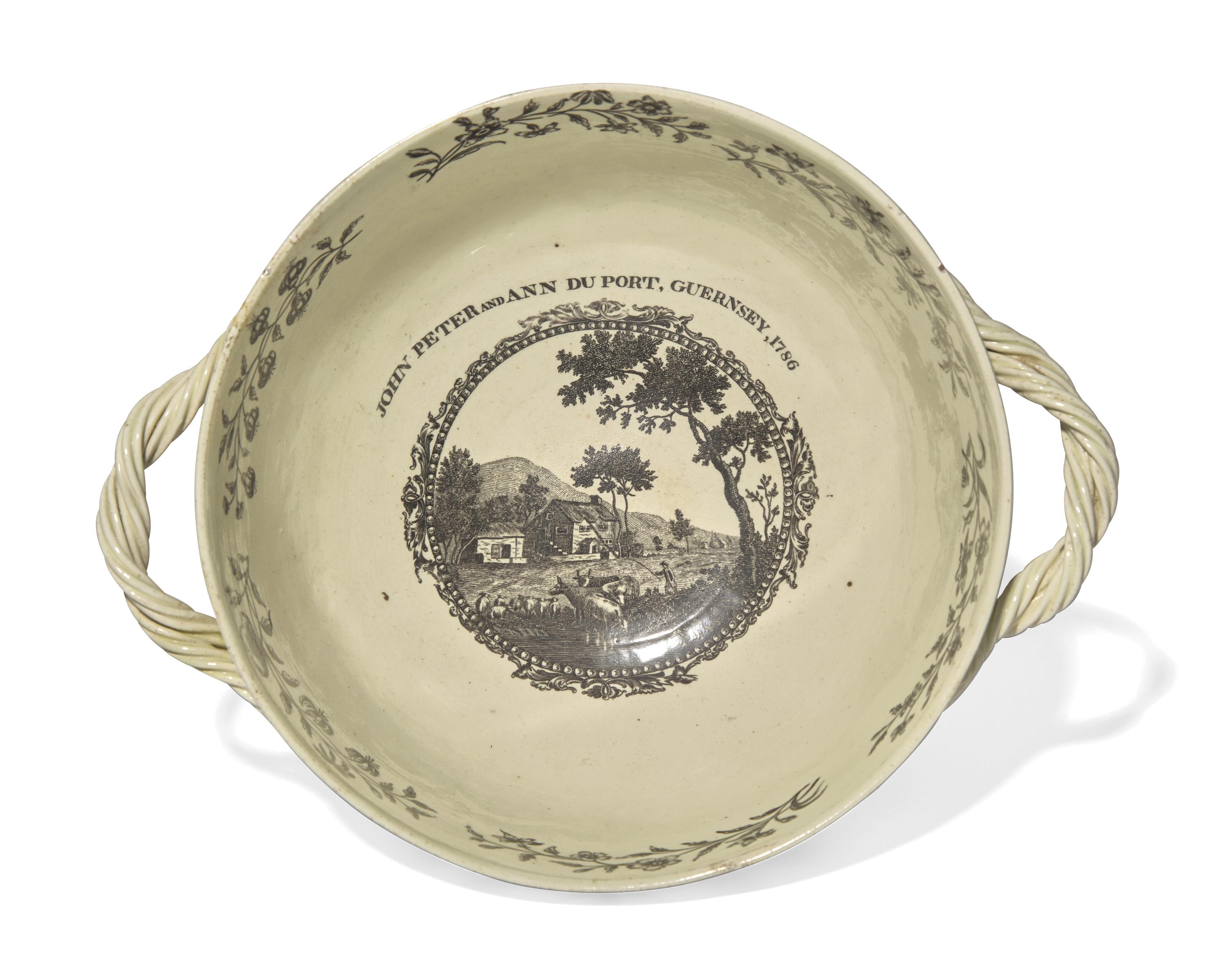 A Wedgwood Creamware Potpourri Bowl and Cover