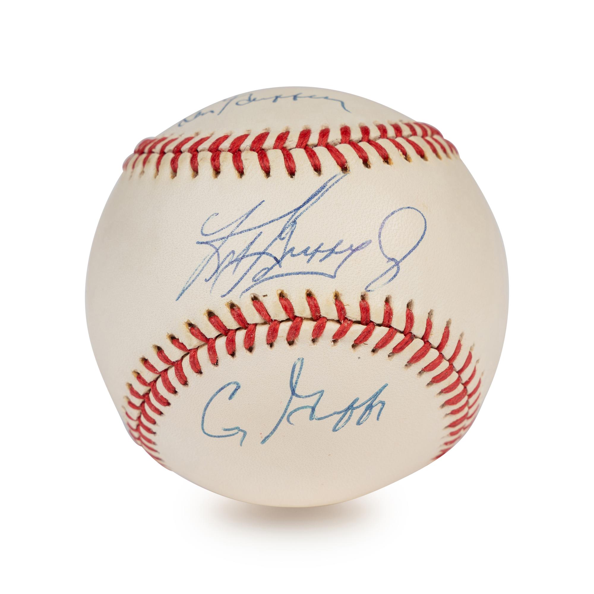 A Griffey Family Signed Autograph Baseball (Beckett Authentication Services Letter)