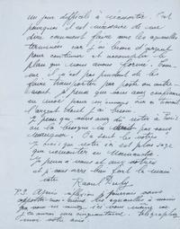 [ARTISTS]. A group of 3 manuscripts, comprising: