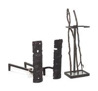 A Group of Metal Fireplace Articles