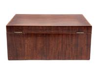 An English Mahogany and Bird's Eye Maple Box