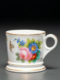 A Roller Skater's Porcelain Shaving Mug