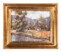 Landscape with Barn