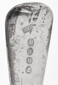 A Collection of Georgian Silver Flatware Articles