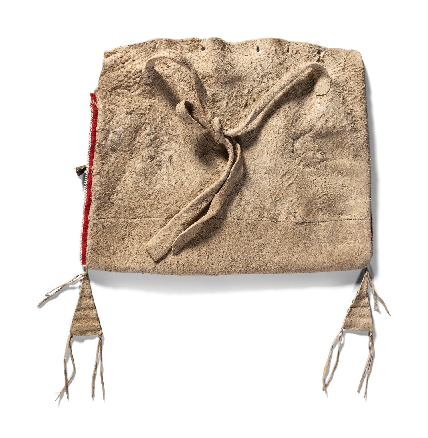 Apsáalooke [Crow] Beaded Hide Work Bag