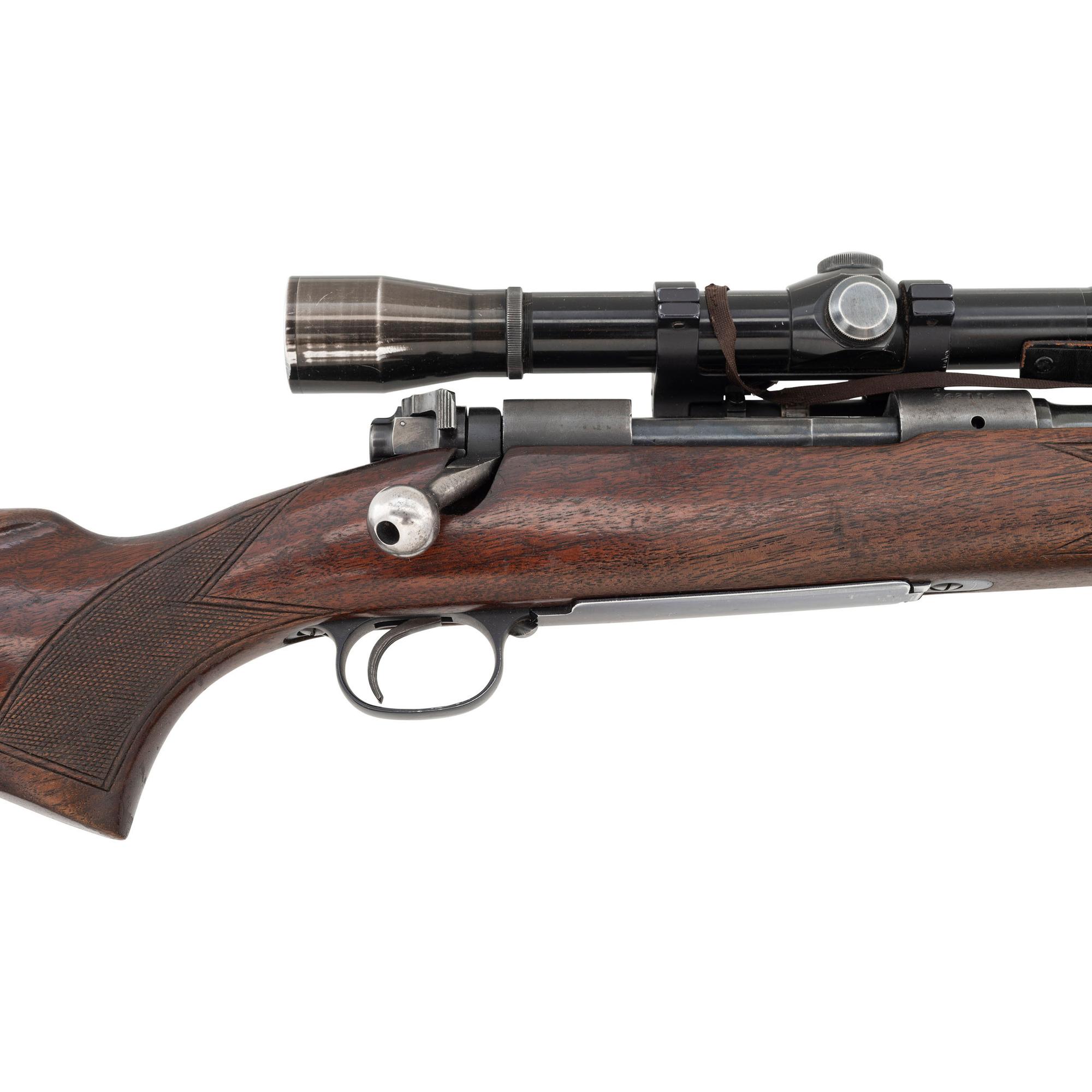 ** Pre-64 Winchester Model 70 Rifle with Lyman All-American Scope