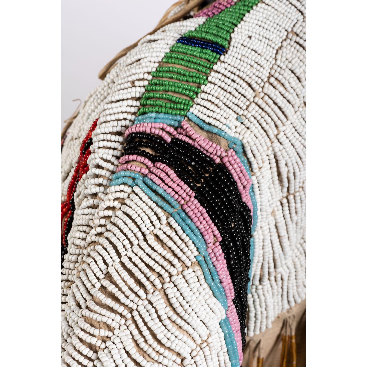 Nez Perce Pony Beaded Hide Dress