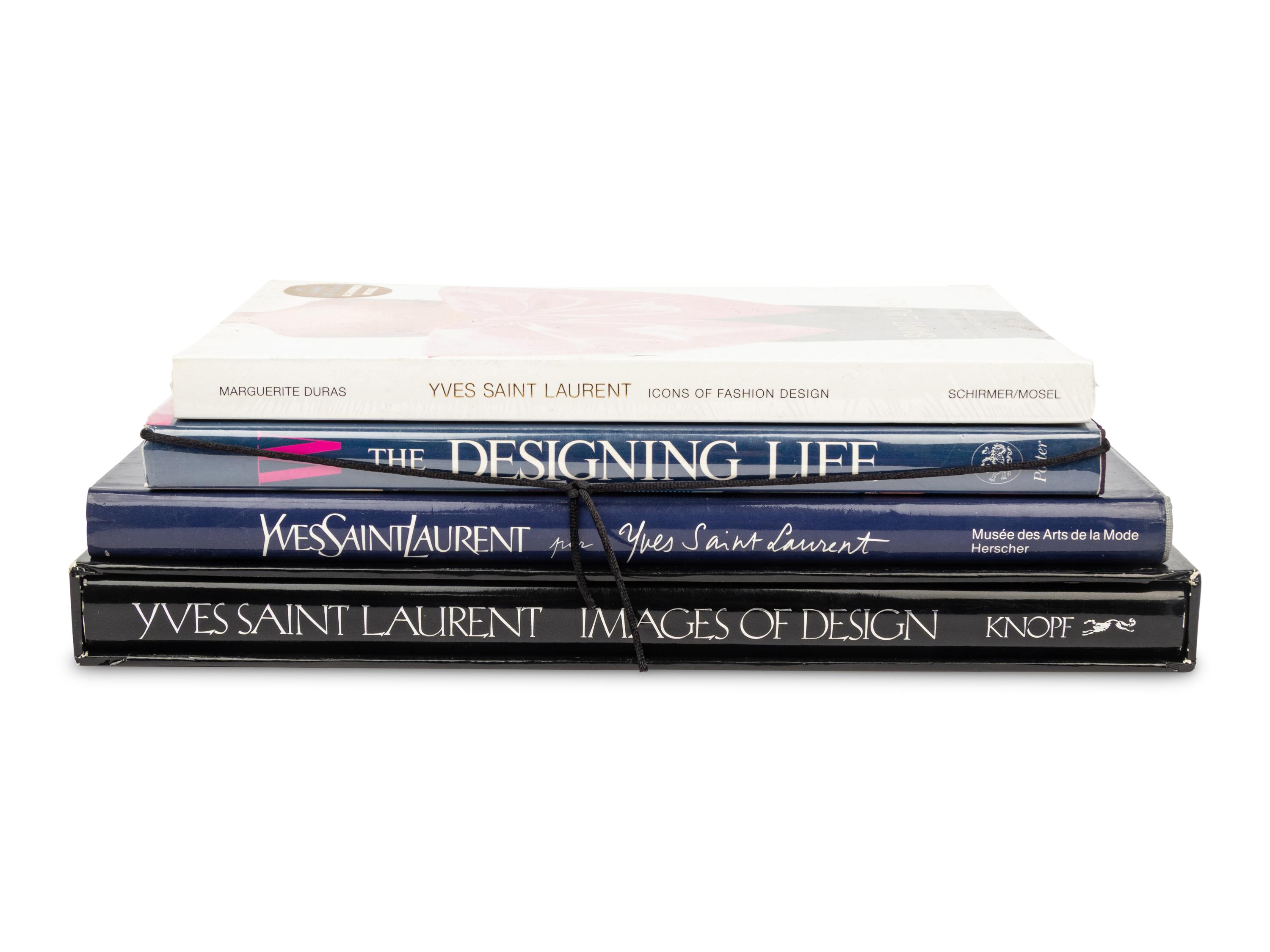 Four Books on Yves Saint Laurent and Fashion Design