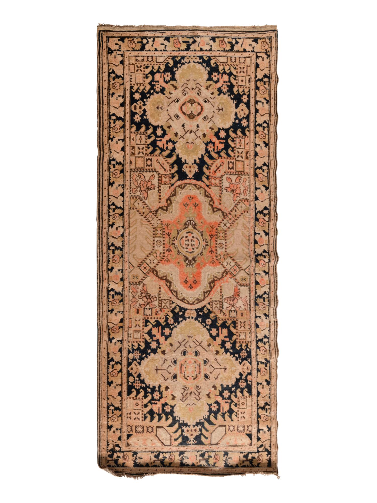 A Karabagh Wool Runner and Rug