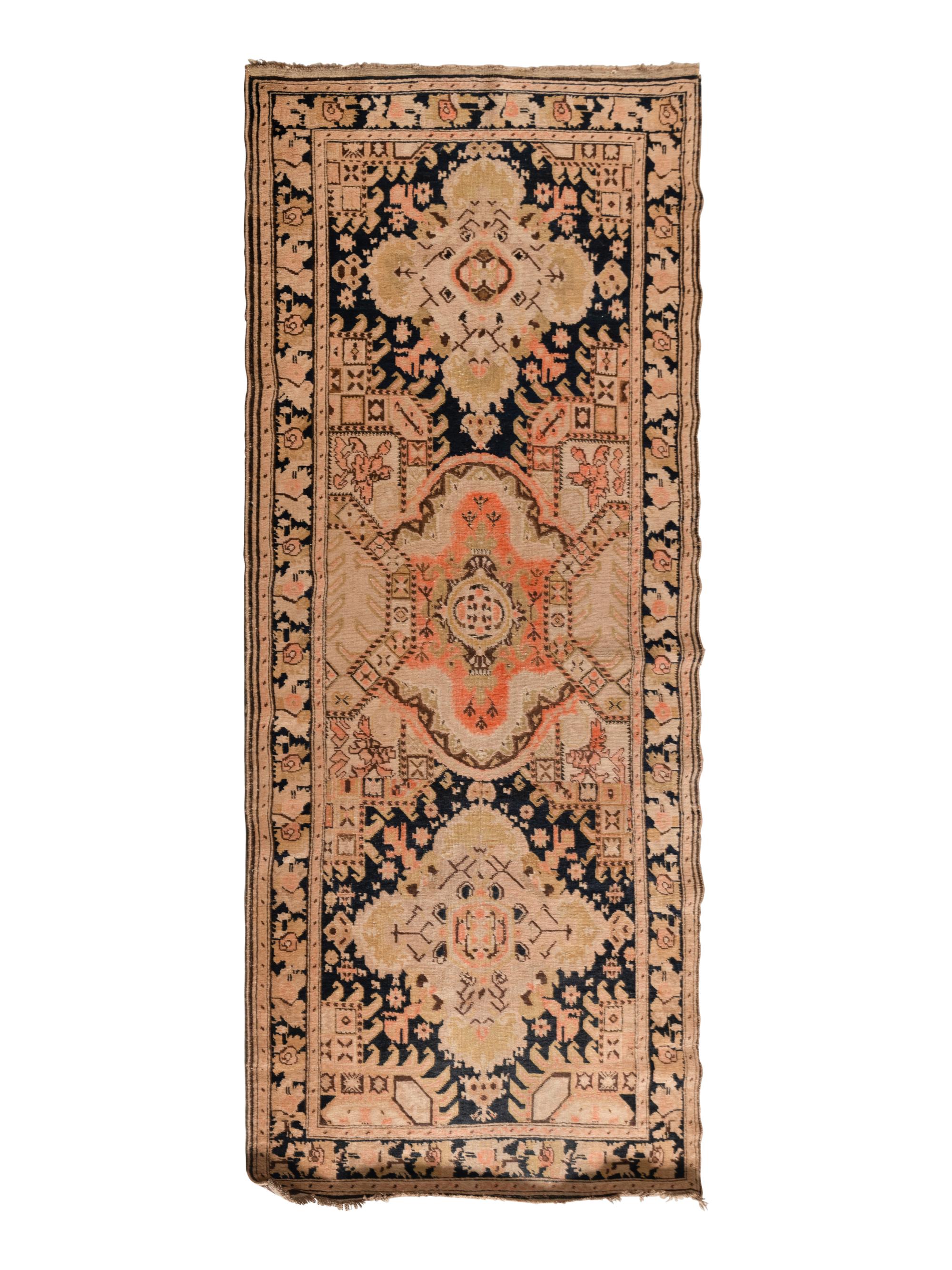 A Karabagh Wool Runner and Rug