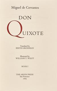 [Arion Press] Cervantes, Miguel de. Don Quixote