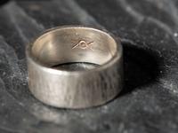 Matching Silver Cuff Bracelet and Ring