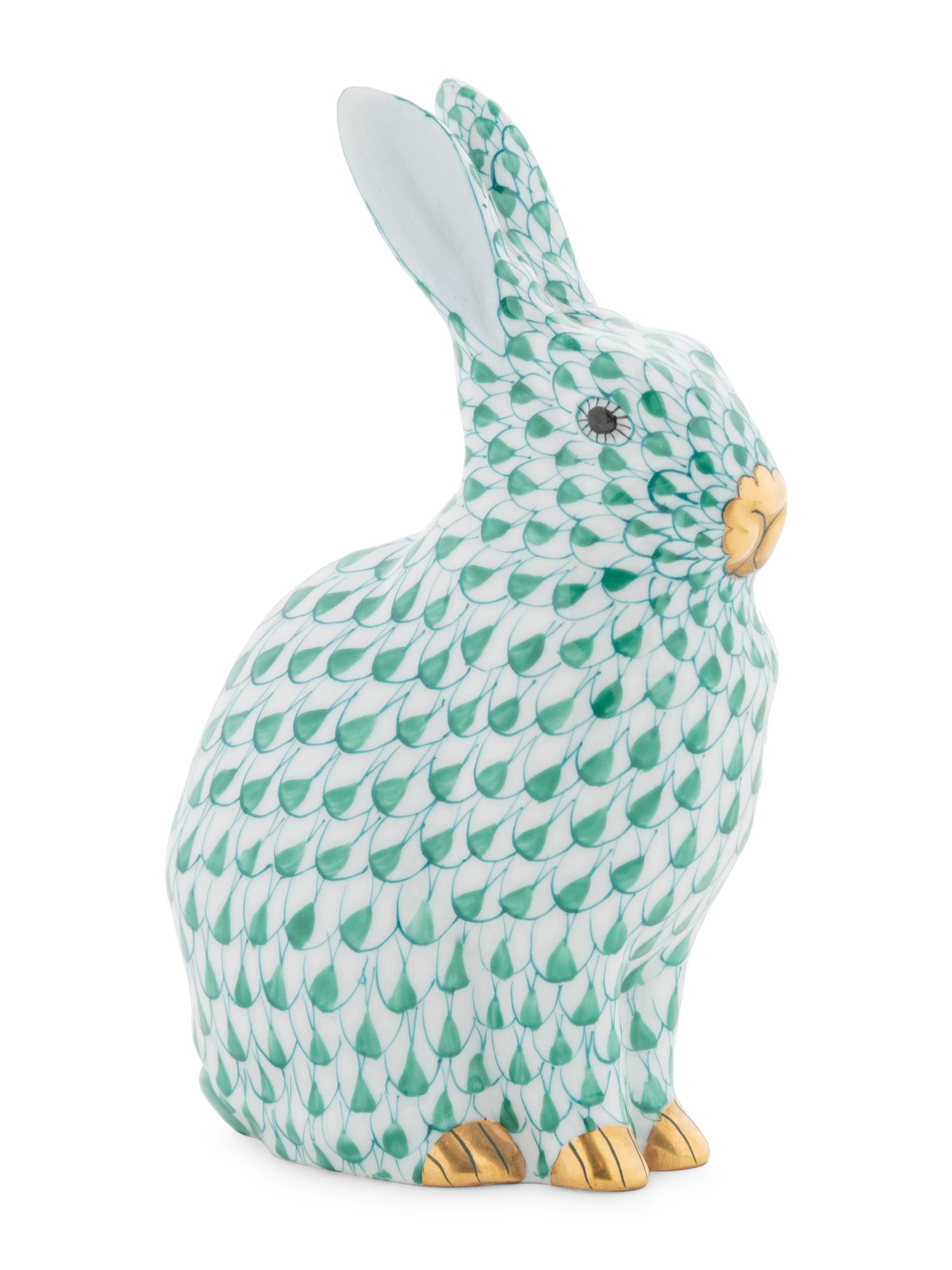 A Herend Porcelain Rabbit
