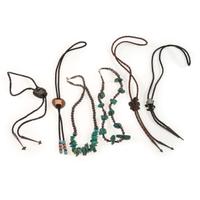 Navajo, Zuni, and Southwestern Style Necklaces and Bolo Ties