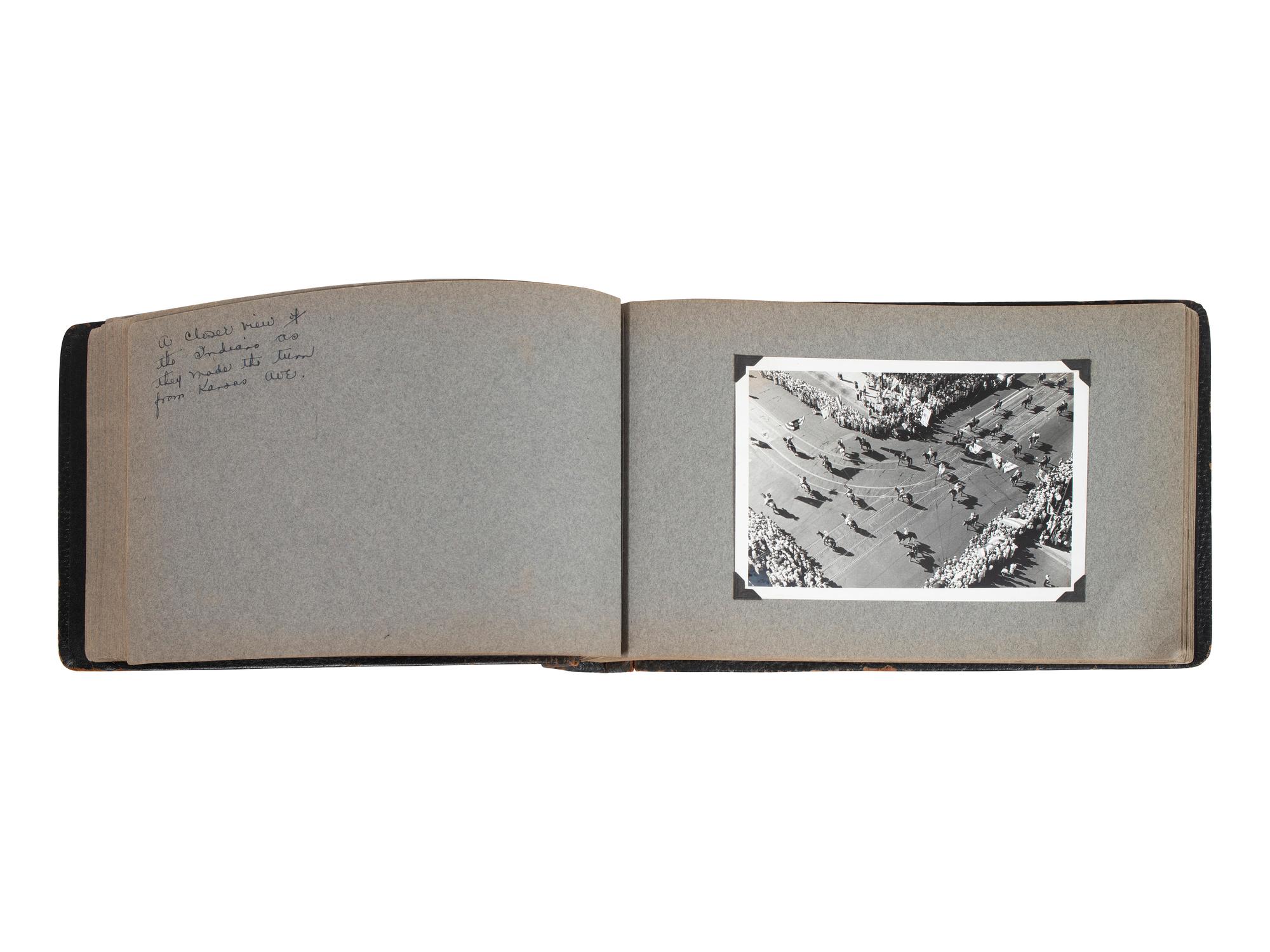 [POLITICS - 1936 ELECTION]. [LANDON, Alfred "Alf" (1887-1987)]. Photographic album from an Alf Landon Parade.