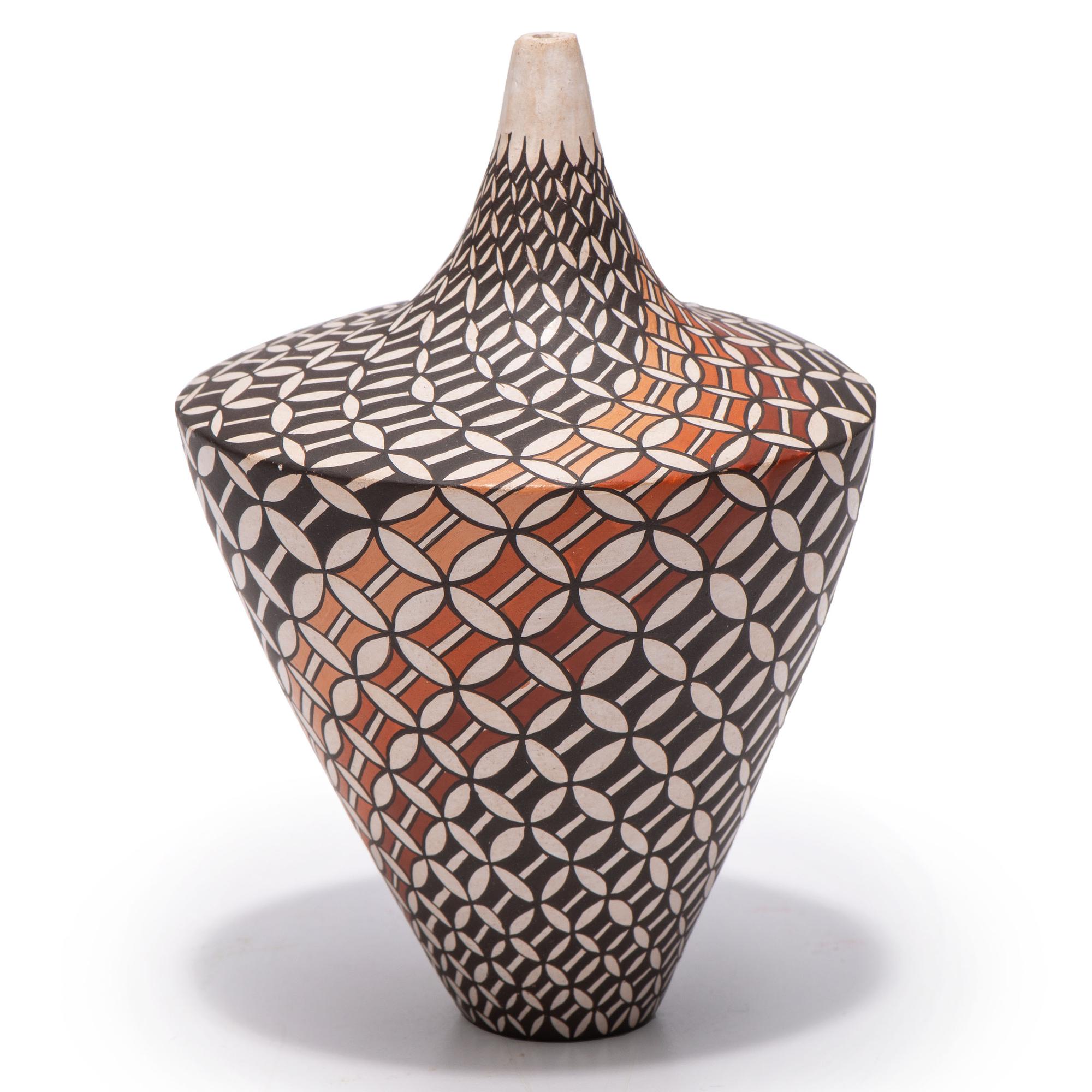 Polychrome Pottery Seed Jar