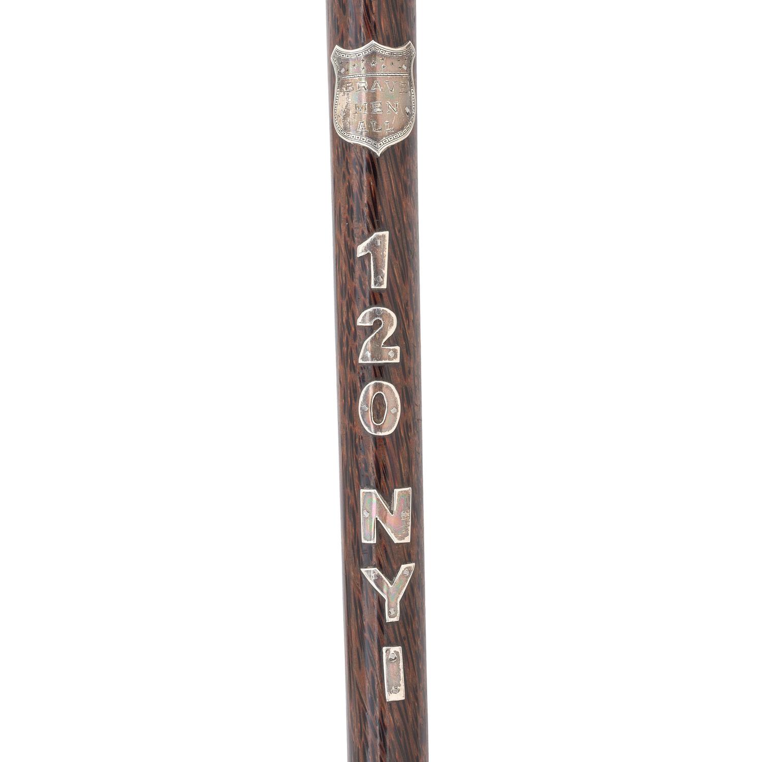 Ivory Handled Cane attributed to Major General George H. Sharpe, with Additional Accoutrements