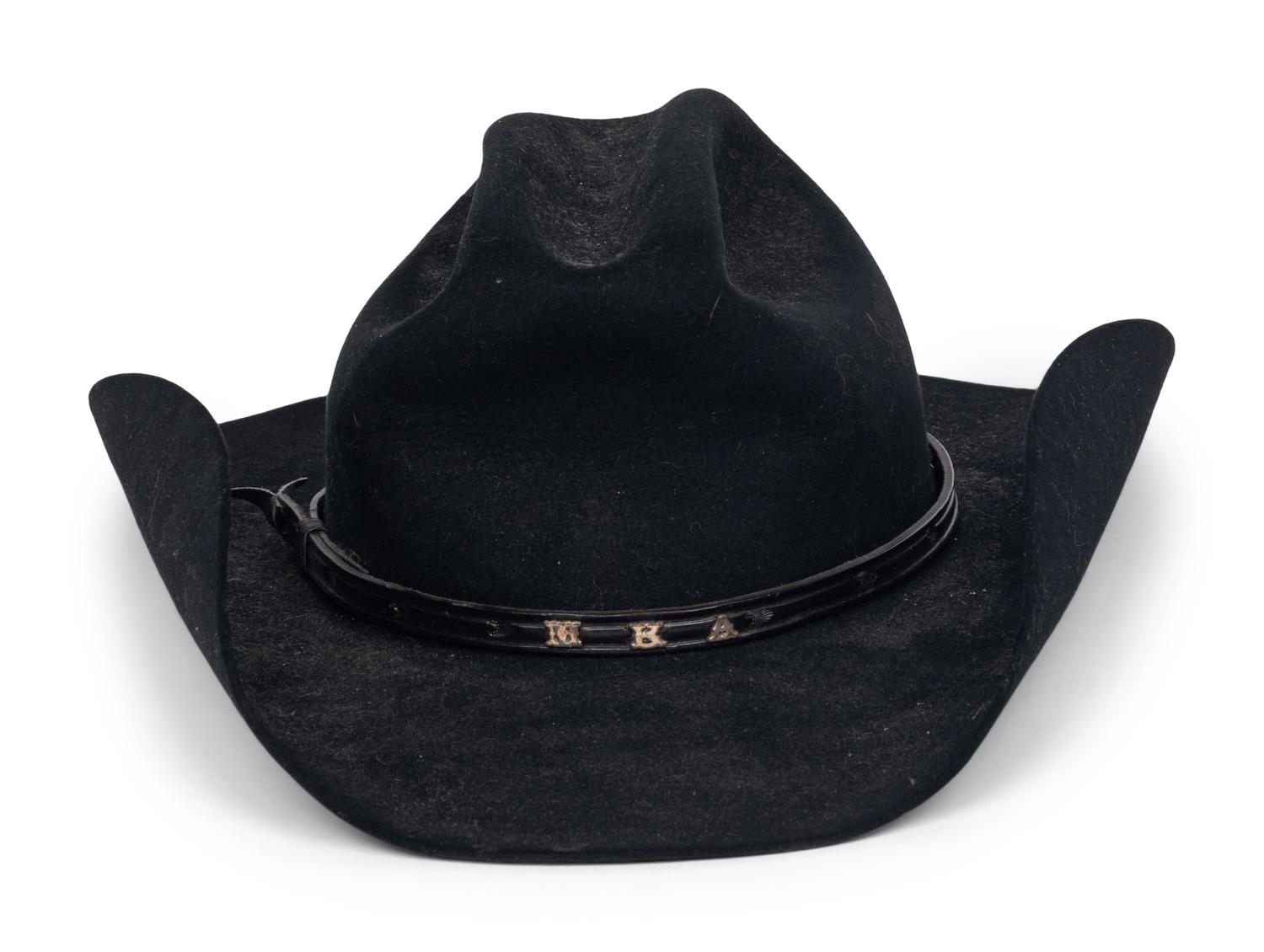 A Stetson Hat Monogramed M.K.A