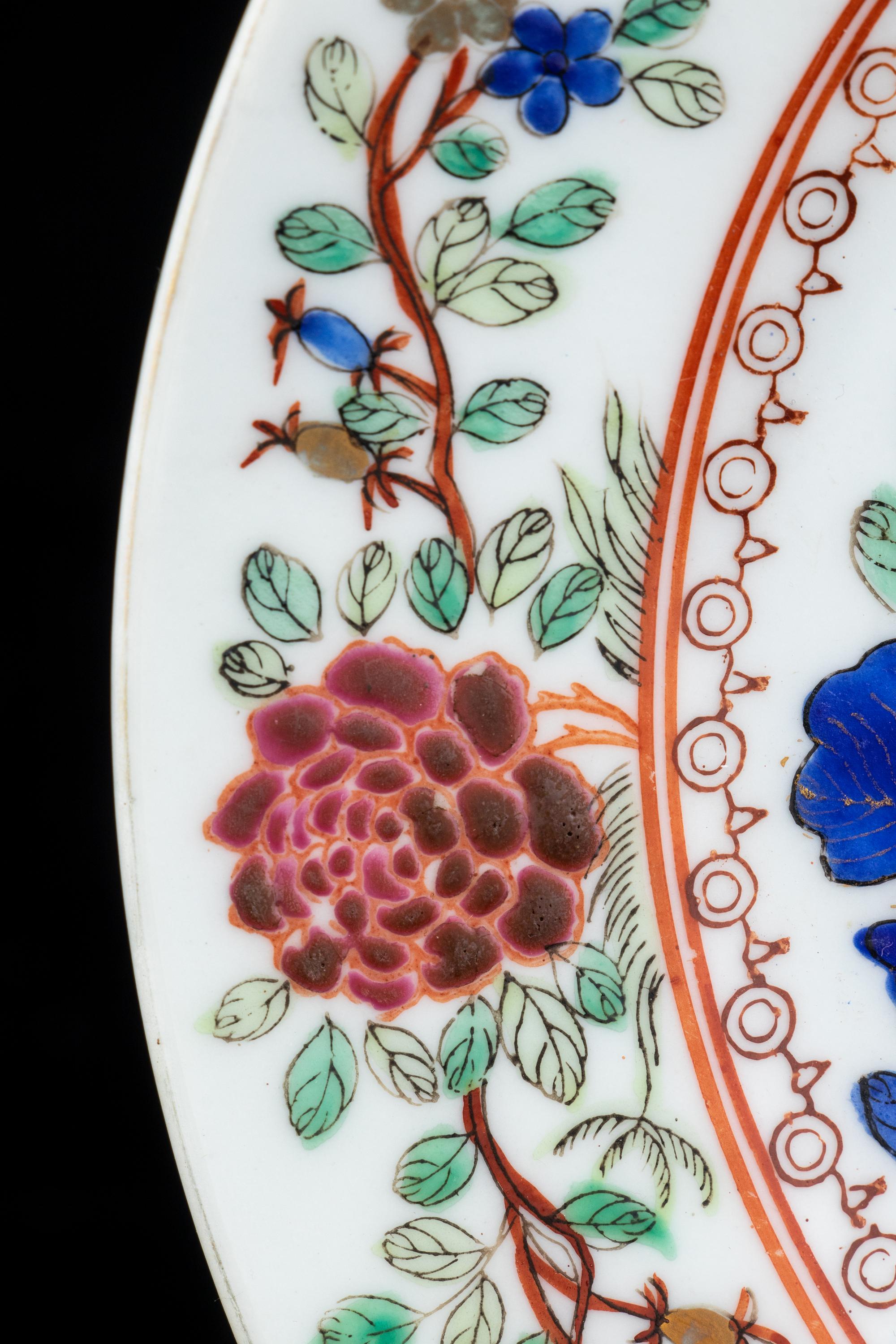 Two Famille Rose Porcelain Plates