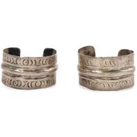 Pair of Southwestern-Style Silver Cuffs