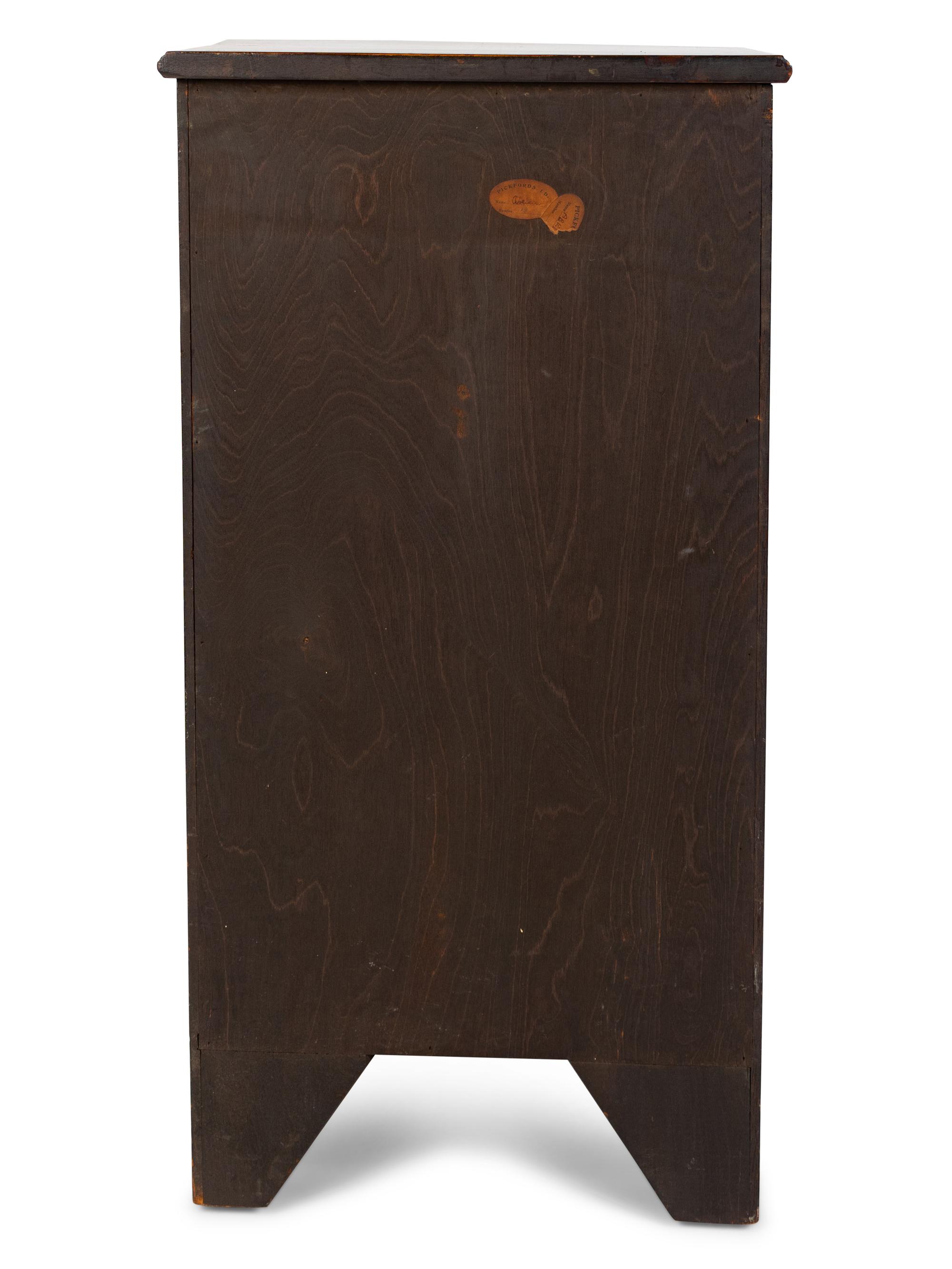 A Georgian Style Bow Front Diminutive Chest