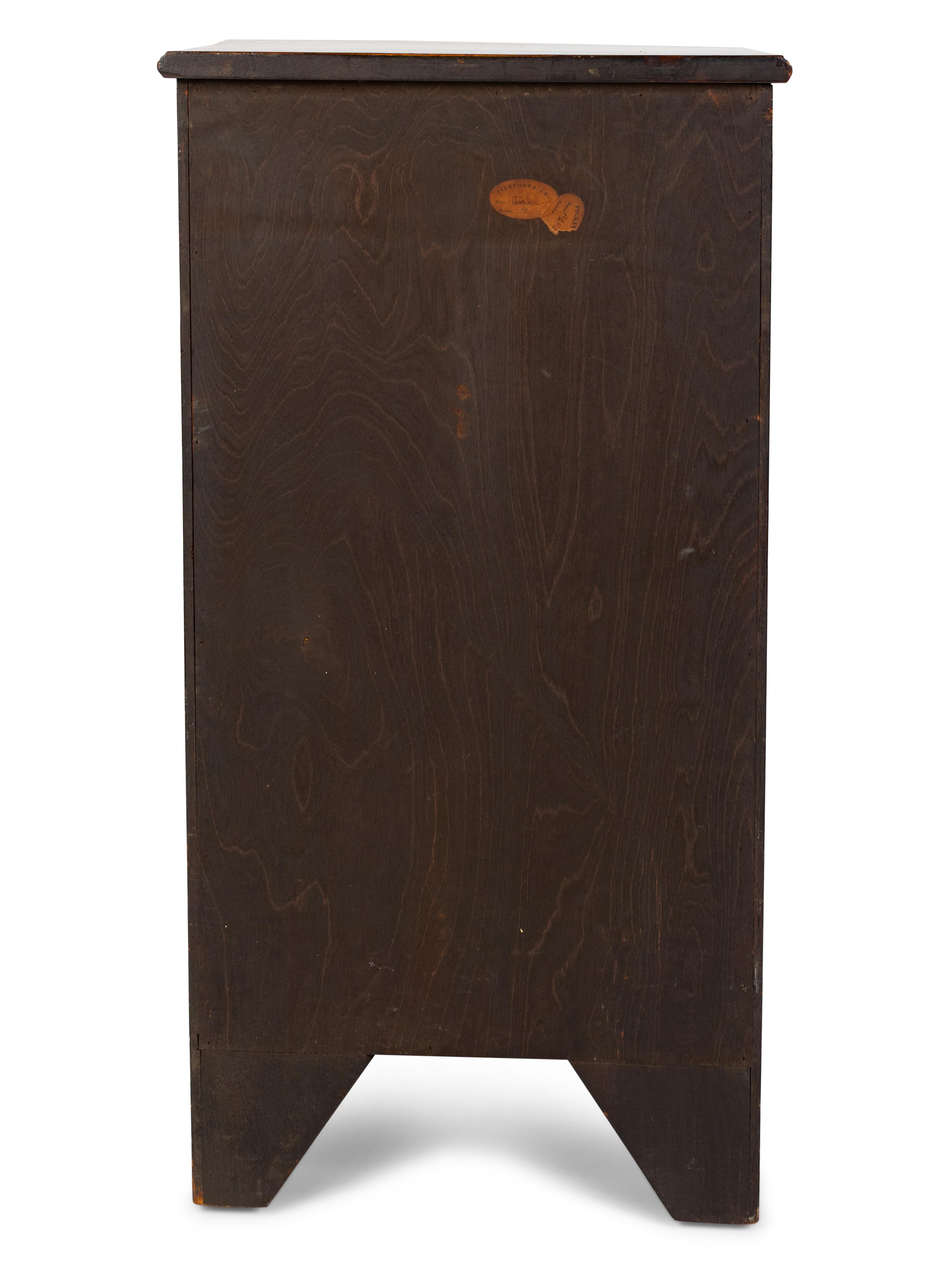 A Georgian Style Bow Front Diminutive Chest