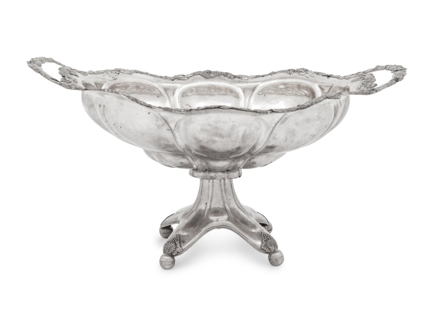 A Swedish Silver Centerpiece