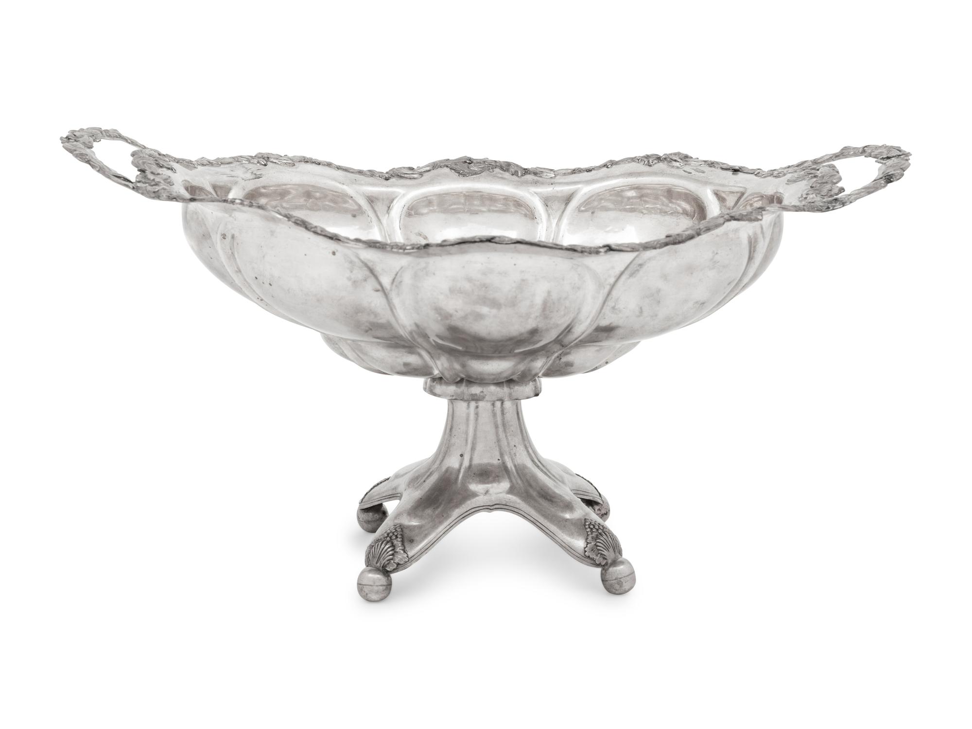 A Swedish Silver Centerpiece