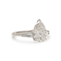 PLATINUM AND DIAMOND RING