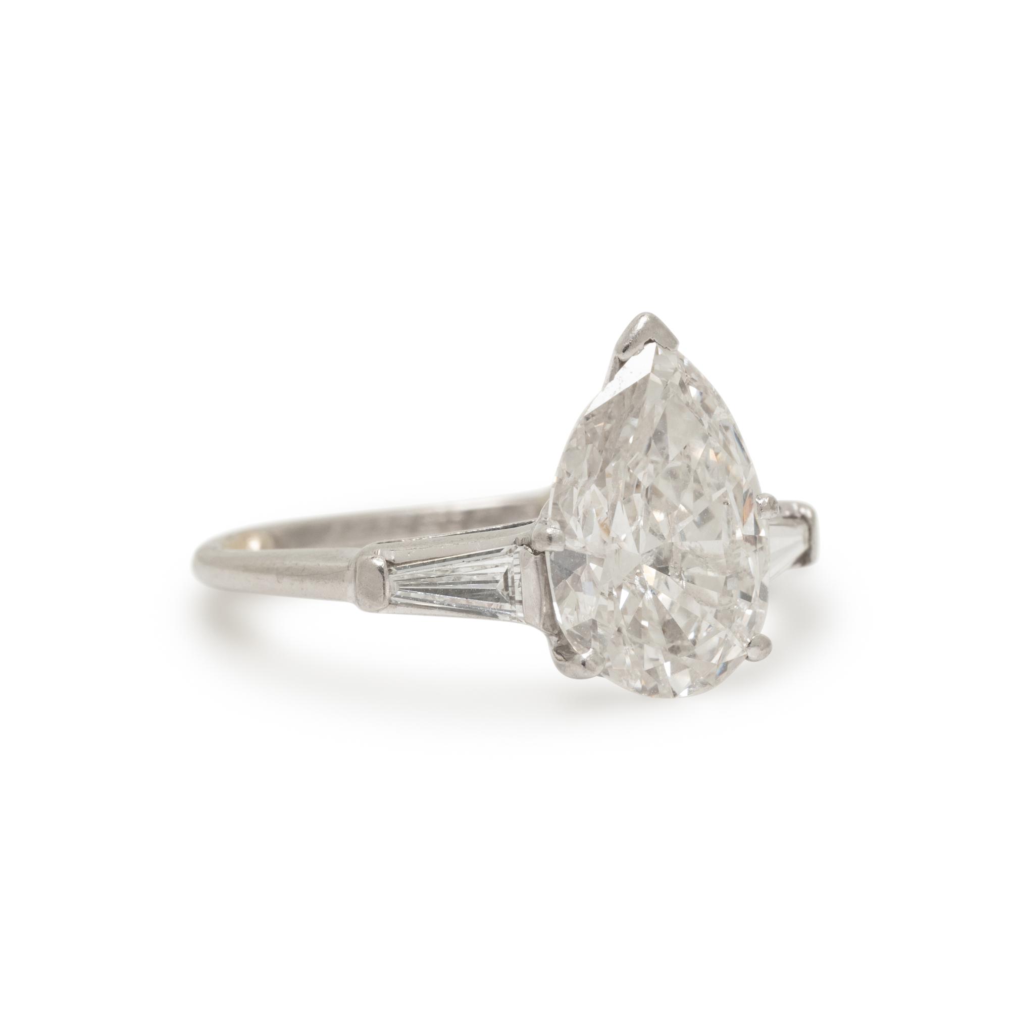 PLATINUM AND DIAMOND RING
