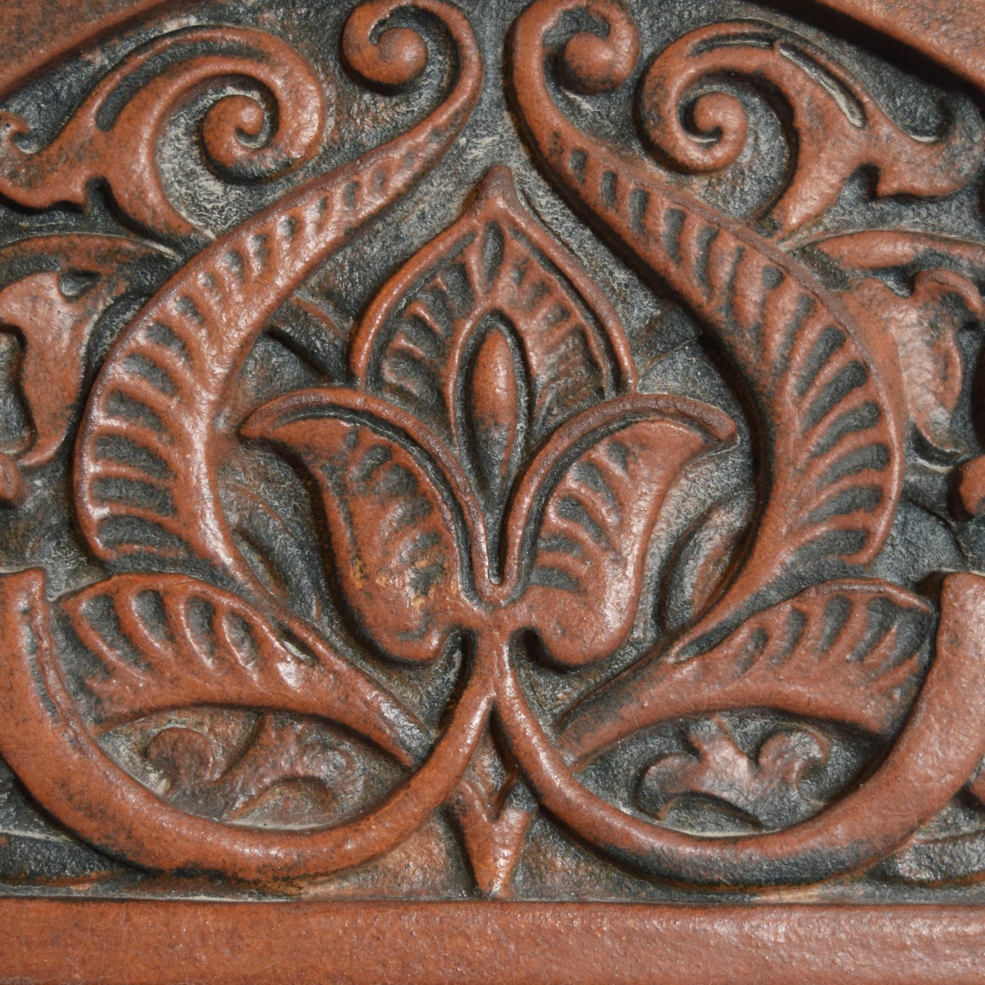 A Terra Cotta Panel from a Chicago Synagogue 14.5" W x 4" D x 13.5" H — United States, 20th Century
