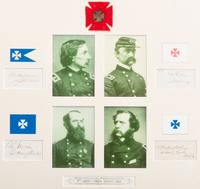 [CIVIL WAR]. 13 autographs of leaders of the Army of Potomac, incl. MEADE, SEDGWICK, and BIRNEY.