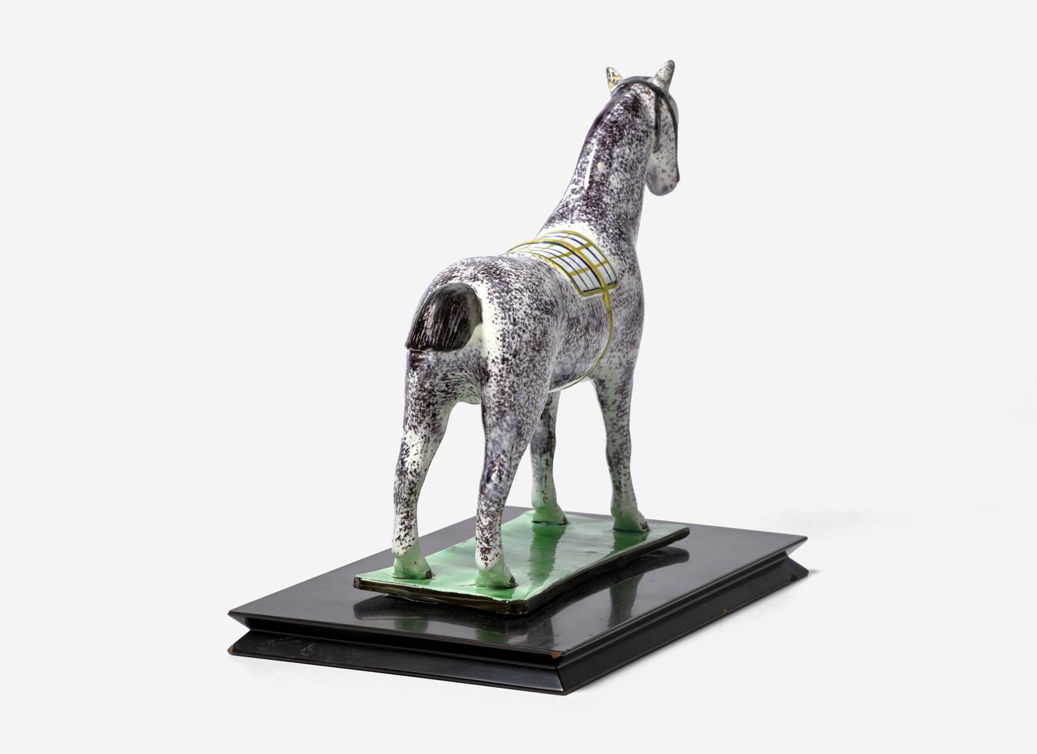 An Early Staffordshire Pearlware Figure of a Horse