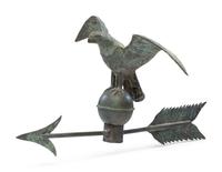 A Molded and Patinated Copper Eagle Weathervane