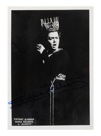 [20TH-CENTURY OPERA SINGERS]. A group of 6 signed photographs of opera singers from the 1950s-1960s, comprising images of: