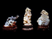 Three Chinese Hardstone Carvings