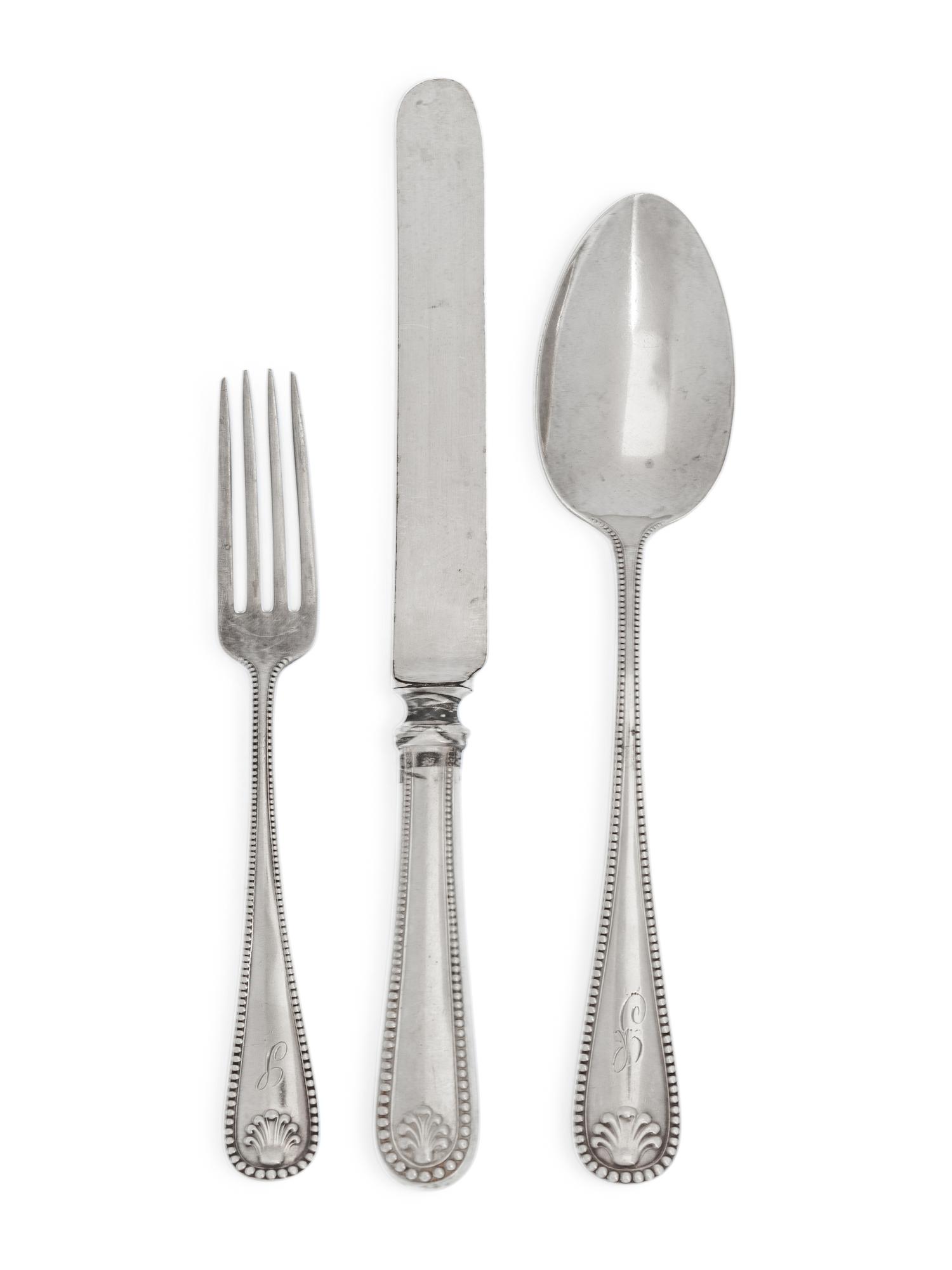 An American Silver Flatware Service