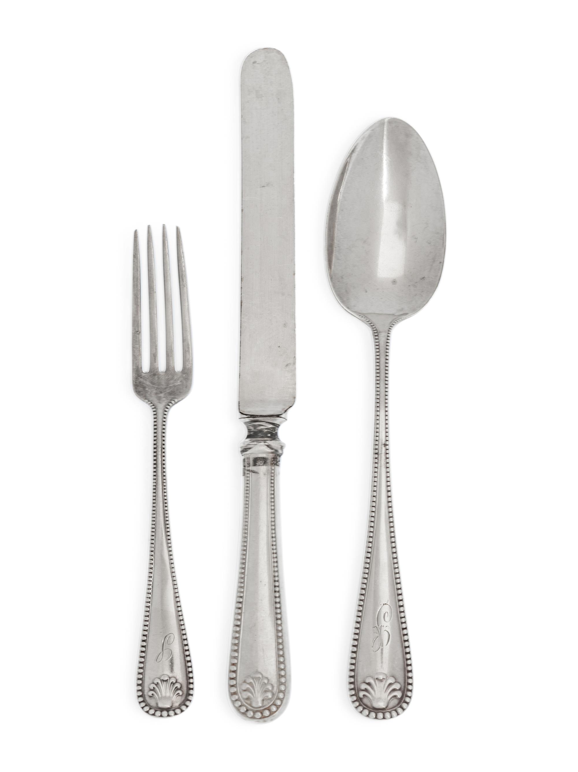 An American Silver Flatware Service