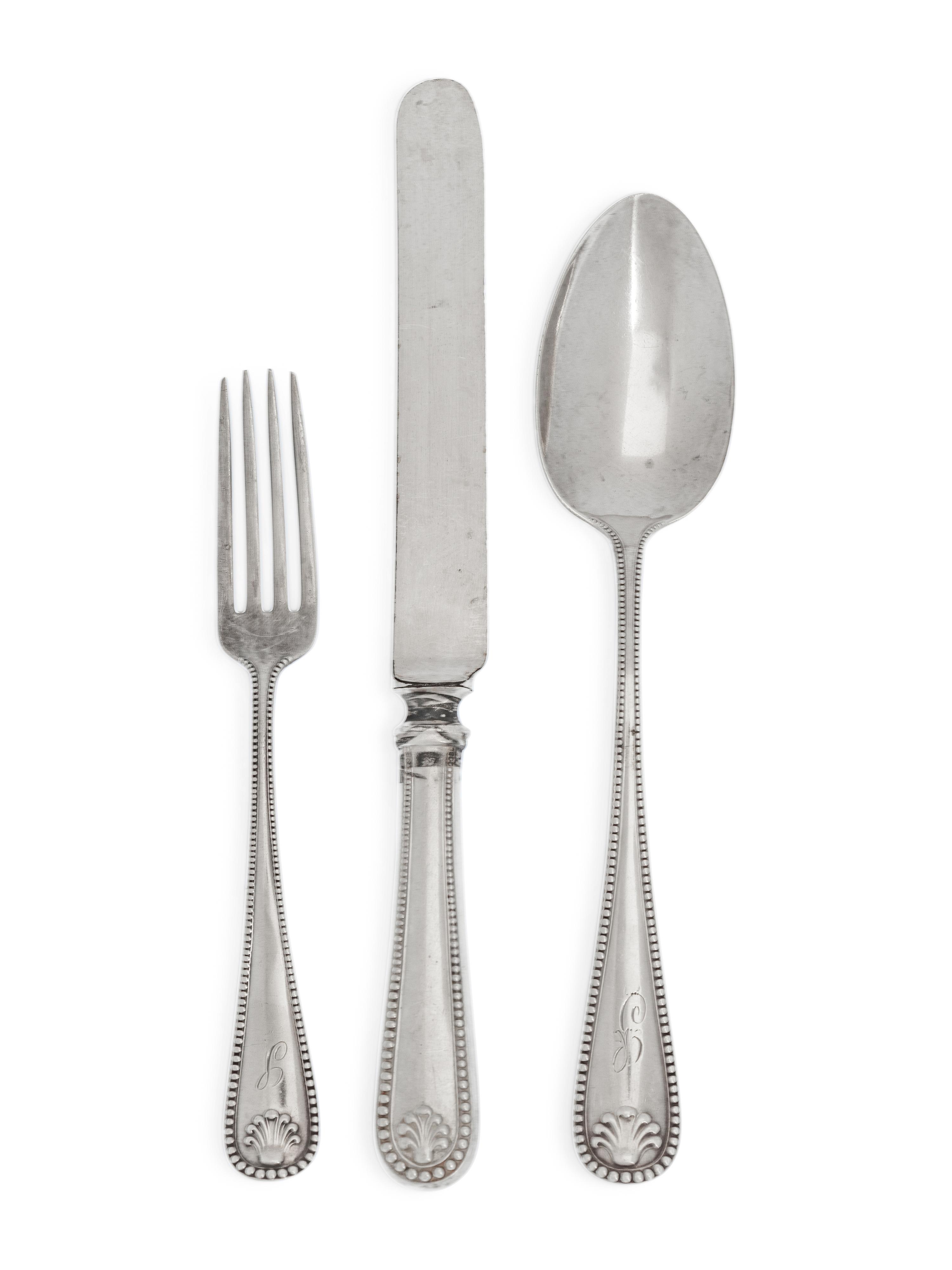 An American Silver Flatware Service