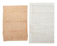 [SLAVERY & ABOLITION]. Manuscript deed of trust bequeathing seven enslaved men, women, and their children. Beaufort District, SC, 19 February 1817.