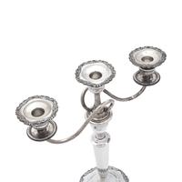 A Pair of American Silver Candelabra