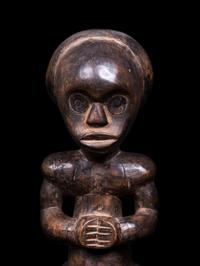 Two Fang Wood Figures