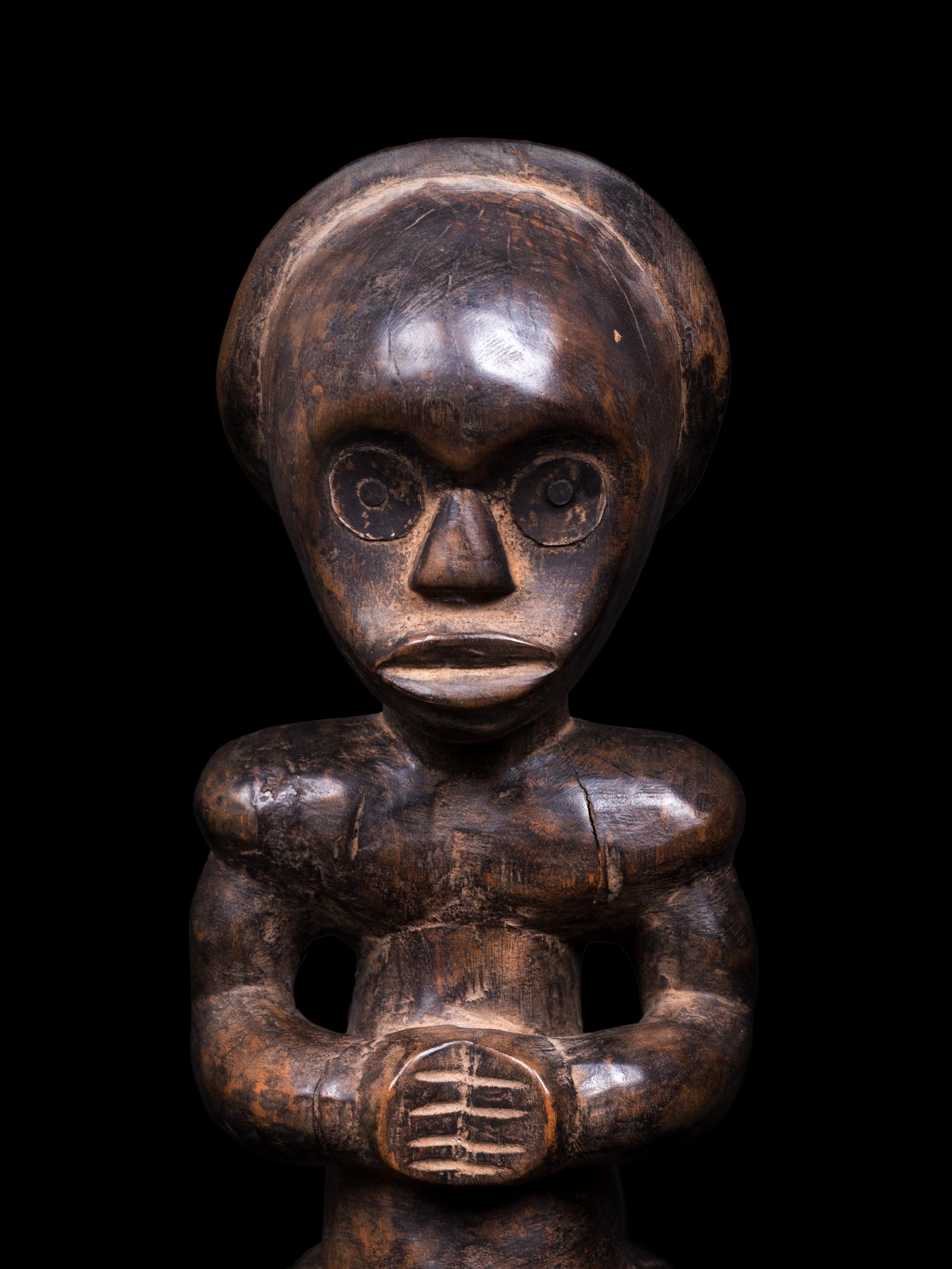 Two Fang Wood Figures