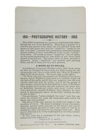 [CIVIL WAR]. [BRADY, Mathew, (1822-1896), photographer]. Stereoview of General George Armstrong Custer. Hartford, CT: Taylor & Huntington, ca 1880s.